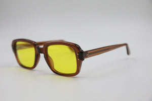 Signature 80s Sunglasses / Yellow